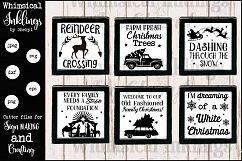 All About Christmas SVG Mini Sign Bundle Product Image 1