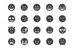 45 Emoji Flat Icons Product Image 1