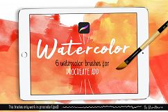 Watercolor brushes set for Procreate Product Image 1