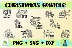 Christmas SVG Bundle, Xmas Bundle, Holiday Bundle, PNG, DXF Product Image 1