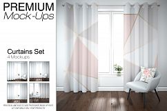 Curtains &amp; Pillow Mockup Pack Product Image 1