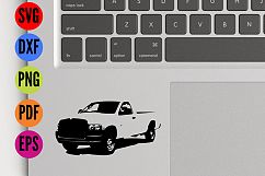 Dodge Ram 2003 Truck SVG Design Cutting File  Product Image 4