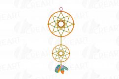 Tribal clip art collection, BOHO clip art, Bohemian dreamcatcher, feathers, arrows, tipi, bull skull. Svg, eps, dxf, png AI vector files Product Image 4