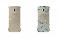 Samsung Galaxy A5 2017- UV PC Clear Mobile Case Design Mockup 2017 Product Image 1