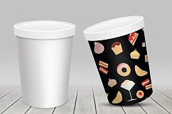 Ice cream cup mockup. Package mockup. Product Image 2