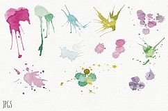 Watercolor Splatters Product Image 3