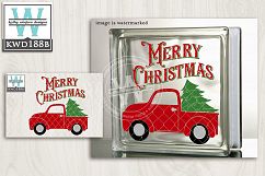 Christmas SVG - Christmas Vintage Truck KWD188B Product Image 3