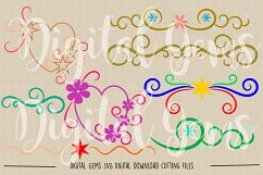 Hearts and Flourishes SVG / DXF / EPS / PNG files Product Image 2