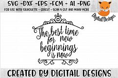 New Beginnings SVG - png - eps - dxf - ai - fcm - Product Image 1