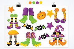 Halloween Feet graphics and illustrations Product Image 2