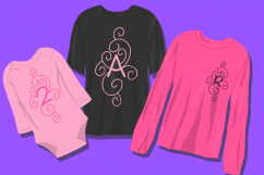 Damask Alphabet &amp; Numbers  Product Image 2