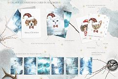 Christmas Animal Creator.Watercolor Dogs &amp; Cats Product Image 3