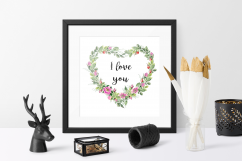 Watercolor flower Clip Art â€“ Eglantine  Product Image 4