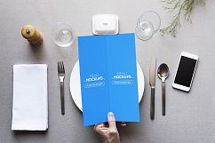 Reserve Card, Menu Mockups Product Image 6