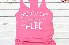 Mock up Next Level 1533 Hot Pink Mockup Product Image 1