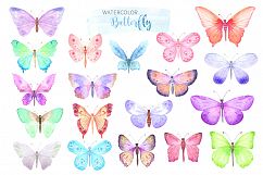 Watercolor Butterflies  Product Image 3