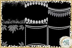 Pearl White glitter DIGITAL PAPERSSeamless,BORDERS,OVERLAY Product Image 7
