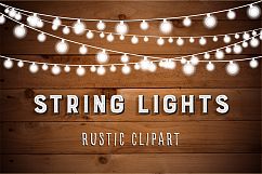 String Lights Bunches Clip Art Set Product Image 3