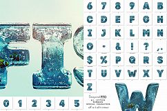 Aqua 3D Lettering Product Image 5
