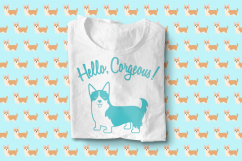 Corgi Hello Corgeous SVG Design Product Image 2