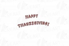 Colorful Thanksgiving Turkey clip art, Happy Thanksgiving Product Image 13