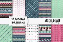 Tribal Patterns - Boho Backgrounds Product Image 1