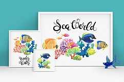 Sea World watercolor collection Product Image 2
