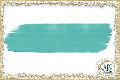 Turquoise Glitter Blue and Green Digital Clipart Brush Stroke 24 of beautiful PNG files Product Image 20