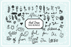 Hand Drawn SVG bundle Product Image 1