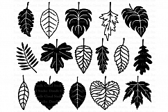  Leaf SVG, Leaves SVG Files . Nature svg, Tropical Leaves. Product Image 1