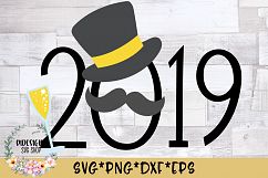 2019 Masquerade Mustache SVG Cut File Product Image 1