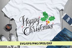 Merry Christmas - Christmas SVG EPS DXF PNG Cutting Files Product Image 1