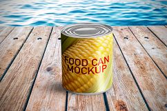 Food Can Mockup Product Image 1
