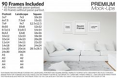 Throw Pillows Carpet &amp; Frames Set Product Image 7