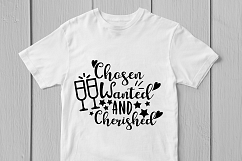 Chosen Wanted And Cherished - Weddings SVG EPS DXF PNG Files Product Image 2