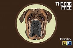3 Dog Face Vector Product Image 2