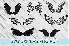 40 Sets of Wings Svg Cutting Files Product Image 5