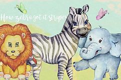 Watercolor Animals Clipart Images by Whimseez Product Image 3