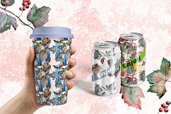 Leaves currant PNG watercolor set Product Image 3