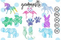 Animal Mandala Bundle SVG Cut File Product Image 1