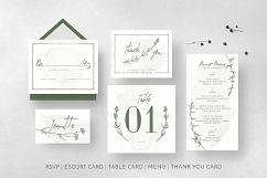 Natural Floral Wedding Invitation Suite Product Image 6