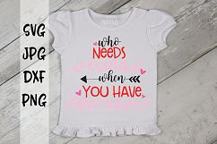 Who needs cupid when you have Brothers, Valentine's Day, SVG Product Image 1