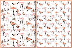 Pink Flamingo - seamless patterns Product Image 2