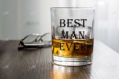 Whiskey Glass Mock-up. PSD+JPG Product Image 1