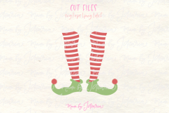 Elf svg, svg elf, elf monogram, monogram elf svg, christmas Product Image 1