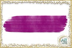 Brush Strokes in Purple Glitter - Digital Clipart 24 of beautiful PNG files Product Image 24