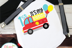 First Birthday Firetruck Product Image 2