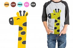 giraffe svg, animal svg, forest, cricut, silhouette, dxf, pn Product Image 1