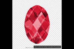 100 Oval Shape Diamond Clip Arts, Valentine, Wedding Kit Product Image 2