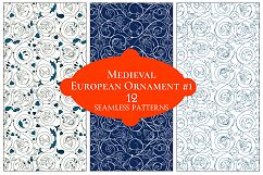 12 European Floral Patterns Product Image 3